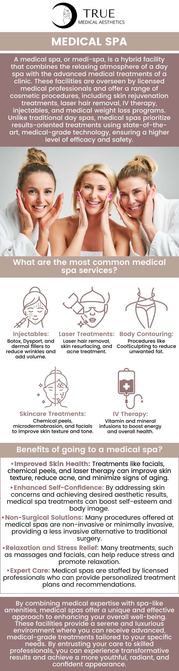Medical spas offer a wide range of skin-beneficial cosmetic procedures. For those looking for non-surgical or minimally invasive cosmetic procedures, med spas may be the ideal choice. Visit Tristen Durkin at True Medical Aesthetics if you want your skin to seem younger. For more information, contact us or book an appointment online now! We are conveniently located at 50 Avon Meadow Lane, Avon, CT 06001. Medical spas offer a wide range of skin-beneficial cosmetic procedures. For those looking for non-surgical or minimally invasive cosmetic procedures, med spas may be the ideal choice. Visit Tristen Durkin at True Medical Aesthetics if you want your skin to seem younger. For more information, contact us or book an appointment online now! We are conveniently located at 50 Avon Meadow Lane, Avon, CT 06001.